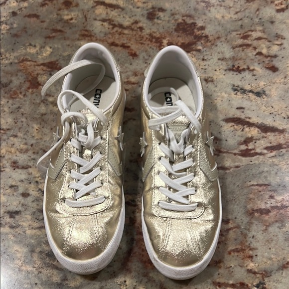 Gold Women's Sneakers - Picture 1 of 3